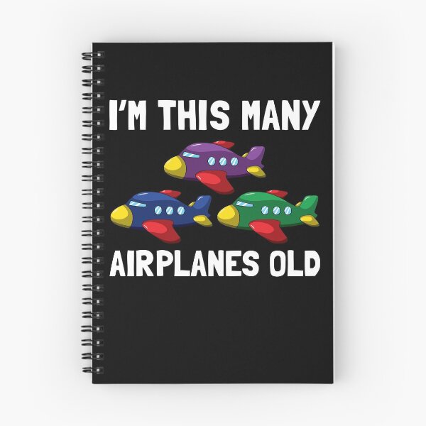 Item preview, I'm This Many Airplanes Old 3th Birthday Pilot designed and sold by BornDesign.