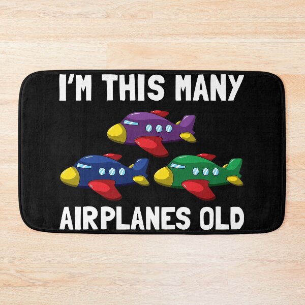 Item preview, I'm This Many Airplanes Old 3th Birthday Pilot designed and sold by BornDesign.