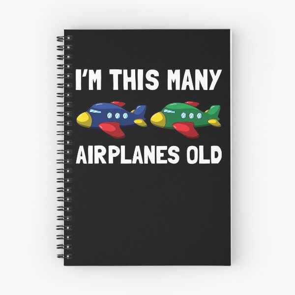 Item preview, I'm This Many Airplanes Old 2nd Birthday Pilot designed and sold by BornDesign.