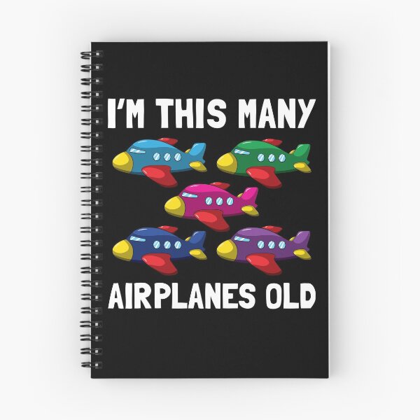 Item preview, I'm This Many Airplanes Old 5th Birthday Pilot designed and sold by BornDesign.