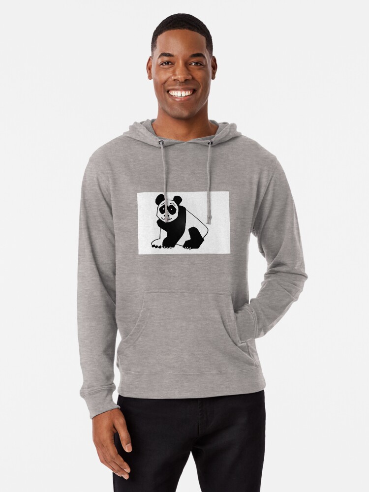 white panda hoodie