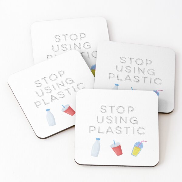 Item preview, Stop Using Plastic designed and sold by flying-flamingo.