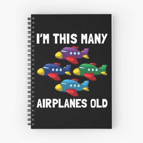 Item preview, I'm This Many Airplanes Old 4th Birthday Pilot designed and sold by BornDesign.