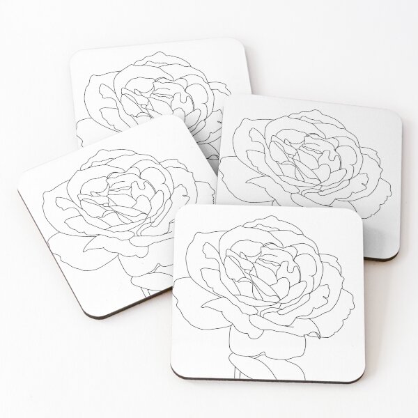 Item preview, Peony White designed and sold by MinimalStudio.