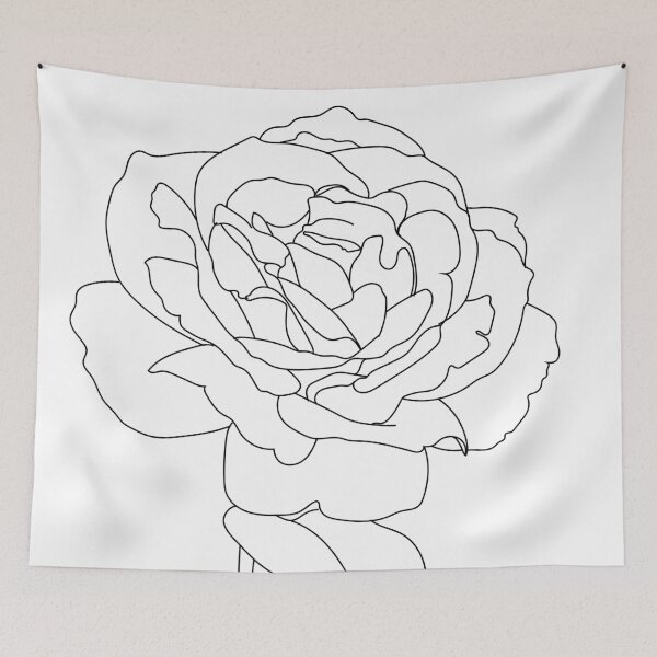 Item preview, Peony White designed and sold by MinimalStudio.
