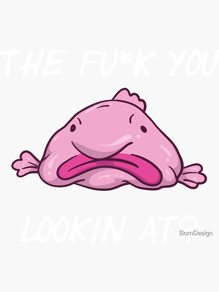 Expressions of Blobfish, Funny Ugly Fish Meme Postcard for Sale by  BornDesign