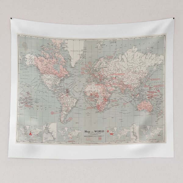 Item preview, 1918 - World Histroic Map  designed and sold by BritishYank.