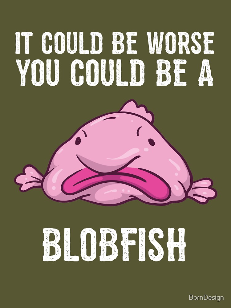 It Could Be Worse You Could Be A Blobfish Meme | Poster