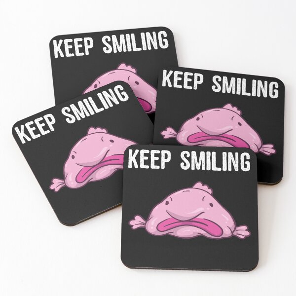 Item preview, Keep Smiling Funny Blobfish Positiv Thinking designed and sold by BornDesign.
