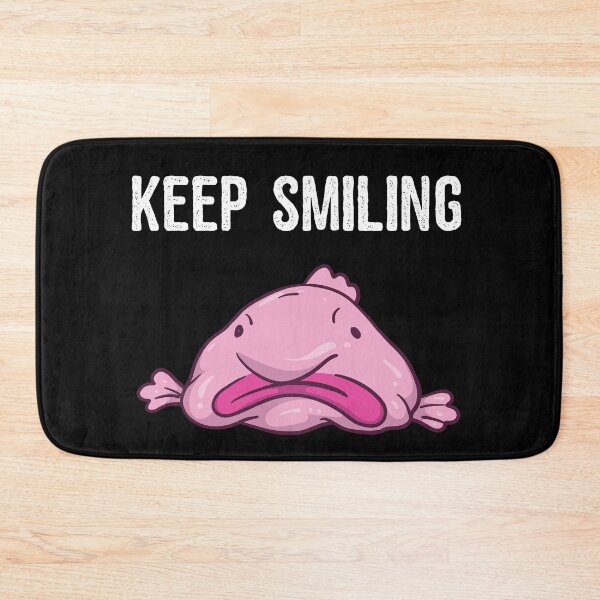 Item preview, Keep Smiling Funny Blobfish Positiv Thinking designed and sold by BornDesign.