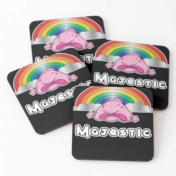 Item preview, Majestic Funny Blobfish Rainbow Deep Sea Fish designed and sold by BornDesign.