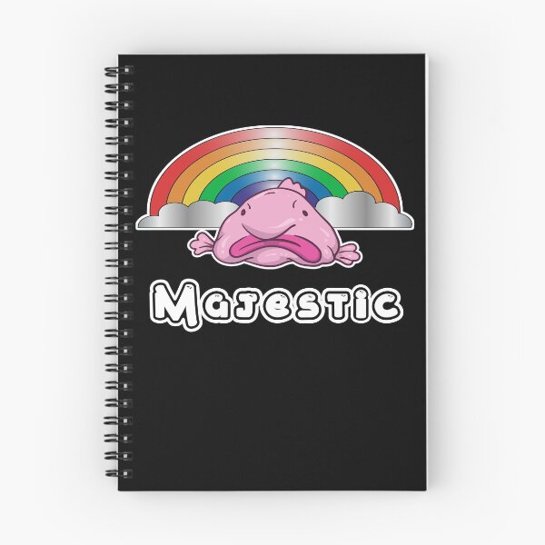 Item preview, Majestic Funny Blobfish Rainbow Deep Sea Fish designed and sold by BornDesign.