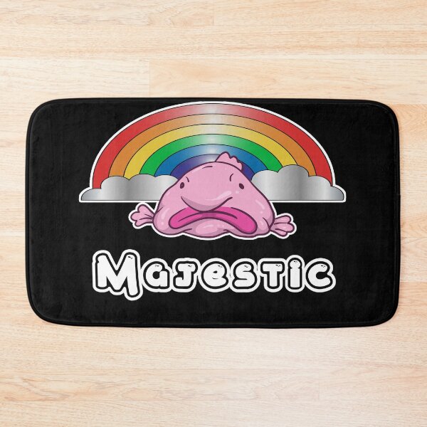 Item preview, Majestic Funny Blobfish Rainbow Deep Sea Fish designed and sold by BornDesign.