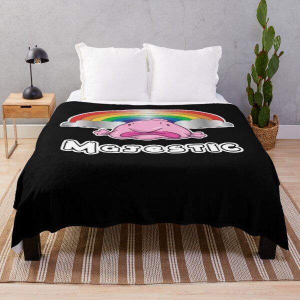 Item preview, Majestic Funny Blobfish Rainbow Deep Sea Fish designed and sold by BornDesign.