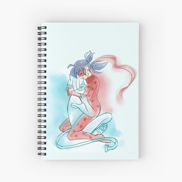 Chat Blanc Ladybug Hug Spiralblock