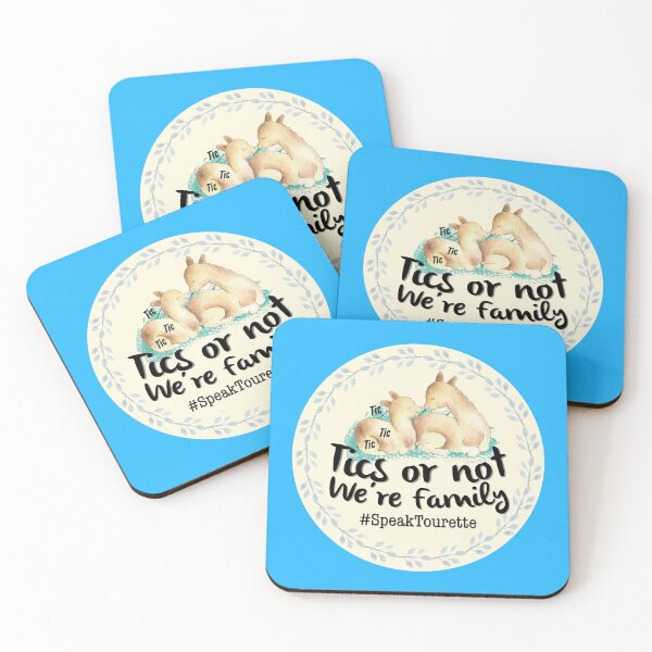Item preview, Tics Or Not We’re Family, Lama - Tourette Syndrome Awareness , Tourettes designed and sold by MJDezigns.