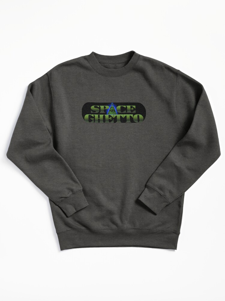 Thumbnail 2 of 7, Pullover Sweatshirt, SpaceGhetto Logo designed and sold by nigamajiga.