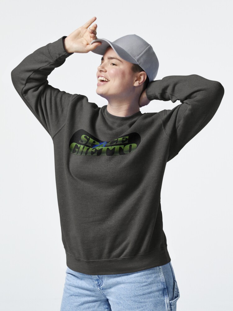 Thumbnail 5 of 7, Pullover Sweatshirt, SpaceGhetto Logo designed and sold by nigamajiga.