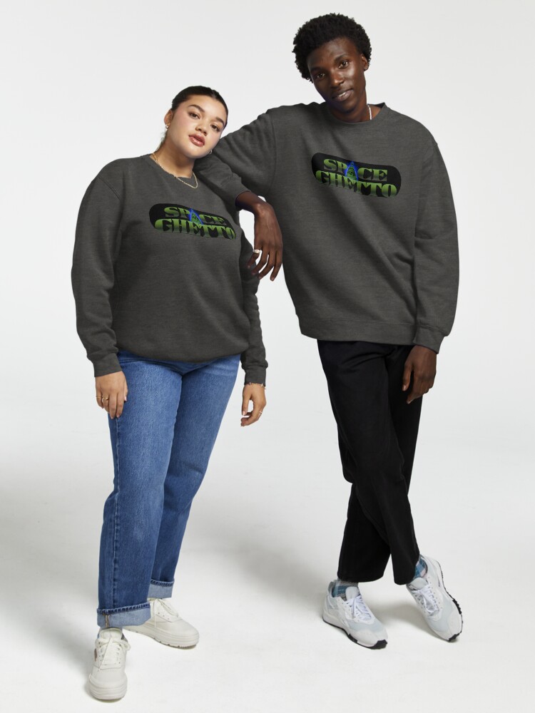 Thumbnail 1 of 7, Pullover Sweatshirt, SpaceGhetto Logo designed and sold by nigamajiga.
