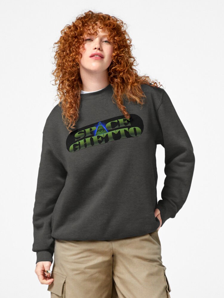 Thumbnail 4 of 7, Pullover Sweatshirt, SpaceGhetto Logo designed and sold by nigamajiga.