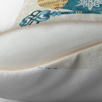 Alternate view of Winter Wonderland Owl Throw Pillow