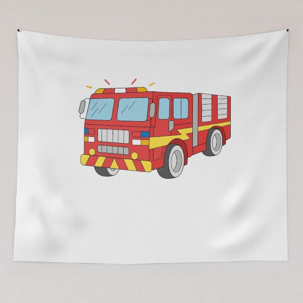 Item preview, Vehículo de bomberos del cuerpo de bomberos designed and sold by samshirts.