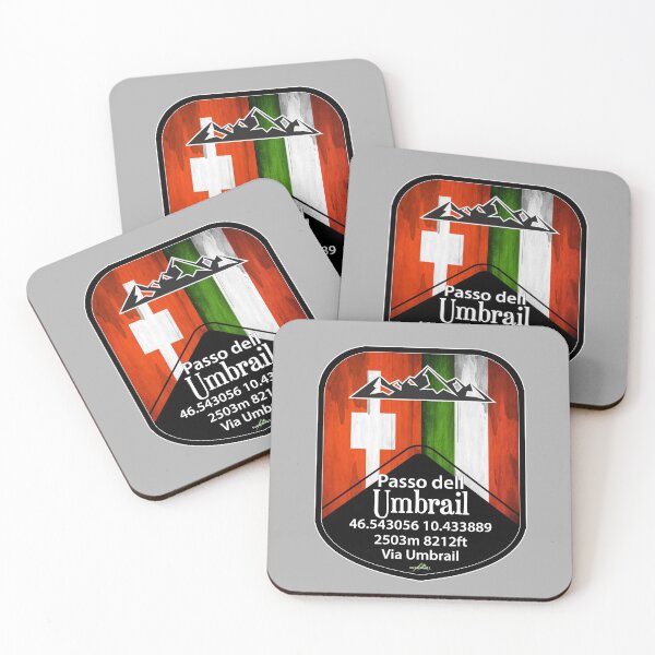 Item preview, Umbrail Pass Passo dell Umbrail Italy Switzerland Sticker & T-Shirt designed and sold by OuterShellUK.