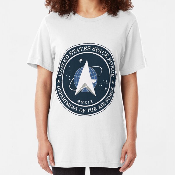 US Space Force Logo Slim Fit T-Shirt