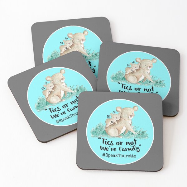 Item preview, Tics Or Not We’re Family, Koalas - Tourette Syndrome Awareness , Tourettes designed and sold by MJDezigns.