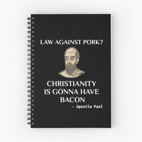 Item preview, Funny Apostle Paul Christian Catholic Meme Bacon designed and sold by Creekman Designs.