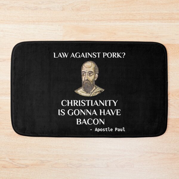 Item preview, Funny Apostle Paul Christian Catholic Meme Bacon designed and sold by Creekman Designs.