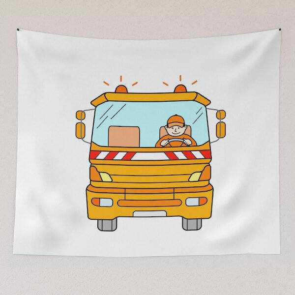 Item preview, Trashman driving trashtruck designed and sold by samshirts.