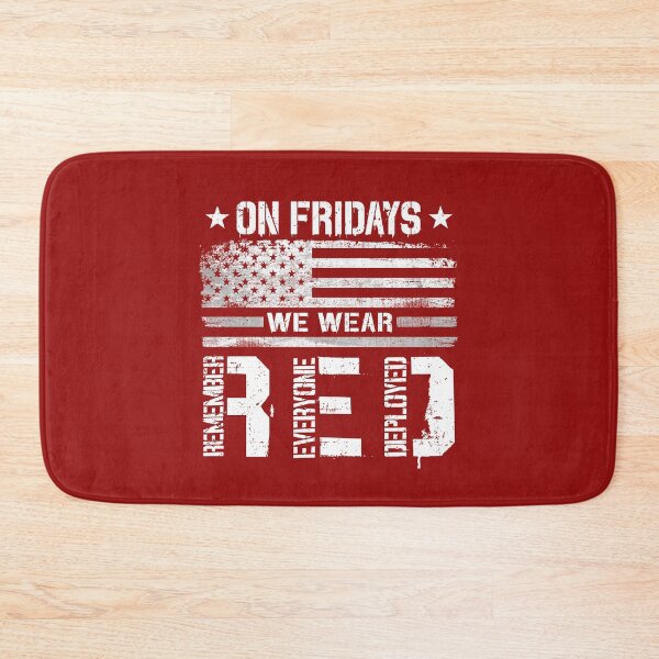 Item preview, On Fridays We Wear Red Friday Remember Everyone Deployed American Flag Vintage  designed and sold by alenaz.