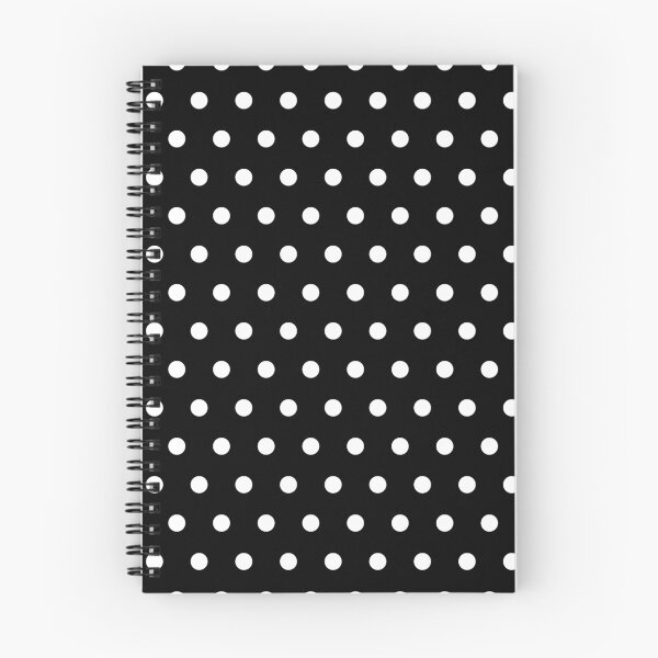 Item preview, Small White Polka Dots on Black background designed and sold by ImageNugget.