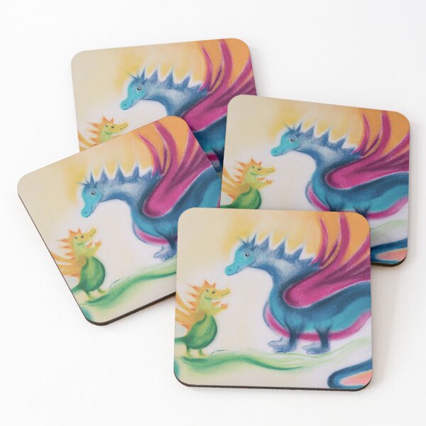 Item preview, Dragon Baby with Dragon Mom designed and sold by RenateMaria.