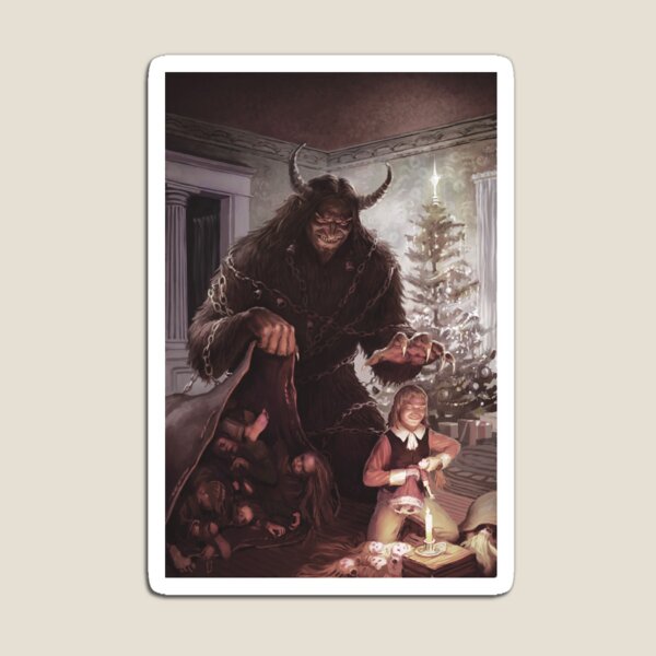 A Krampus In My Stylus by Jeff Lee Johnson Magnet