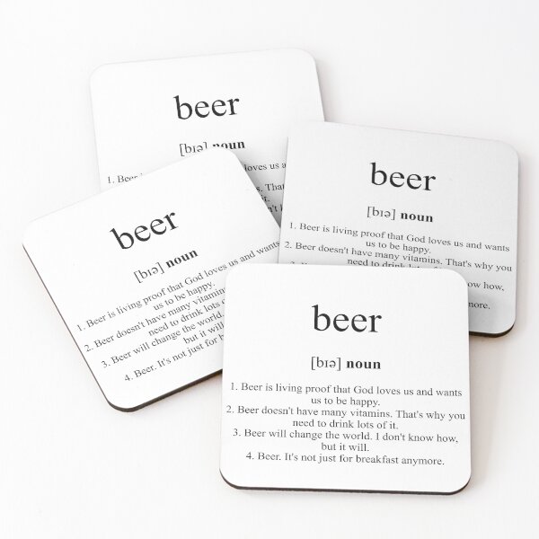 Item preview, Beer Definition | Dictionary Collection designed and sold by Designschmiede.