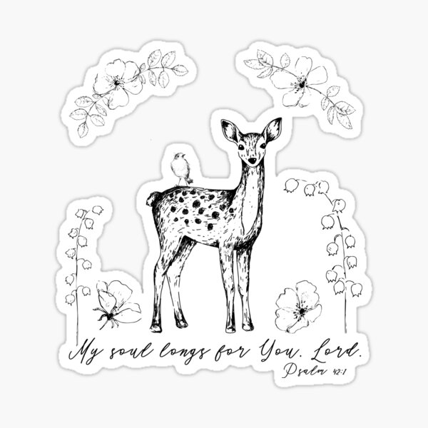 Item preview, As a Deep Pants for Water Christian Nature Design  designed and sold by TapestryDesigns.