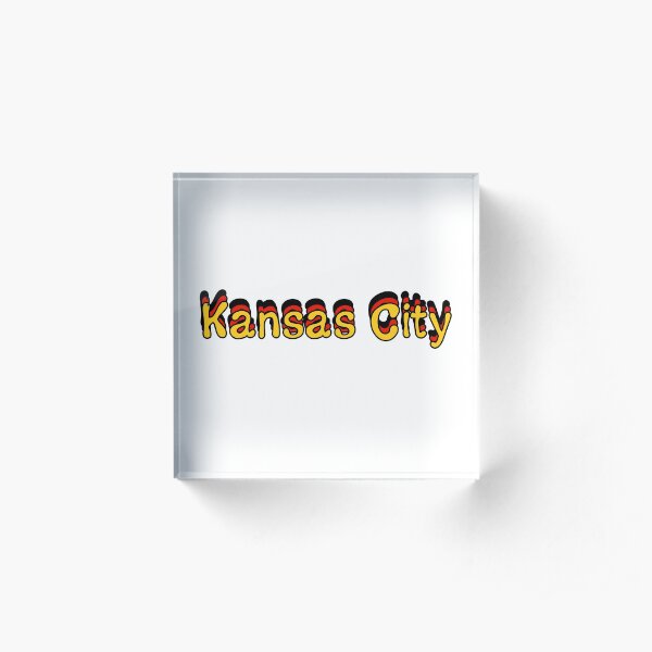 Kansas City, Retro Acrylic Block
