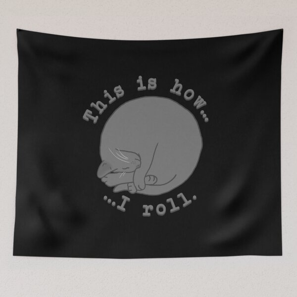 Item preview, Rolling Cat - Gray designed and sold by CCCDesign.