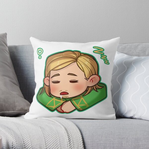 Sleepy Lucien Throw Pillow