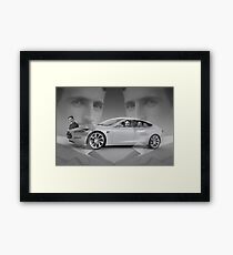 Tesla Framed Print