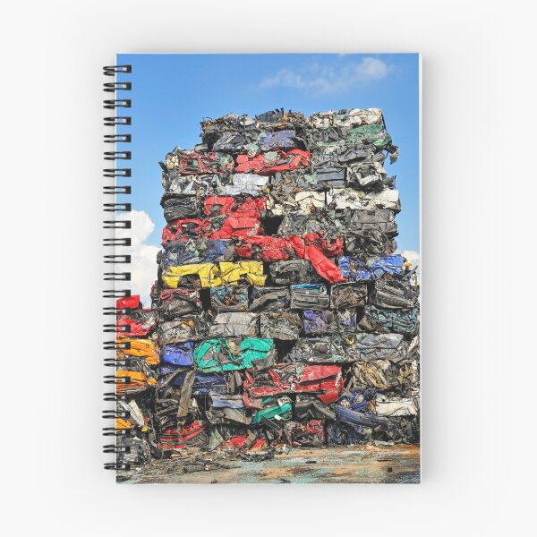 Item preview, Scrap Car Sculpture on a Junkyard designed and sold by mhfoto.