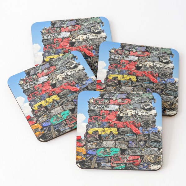 Item preview, Scrap Car Sculpture on a Junkyard designed and sold by mhfoto.