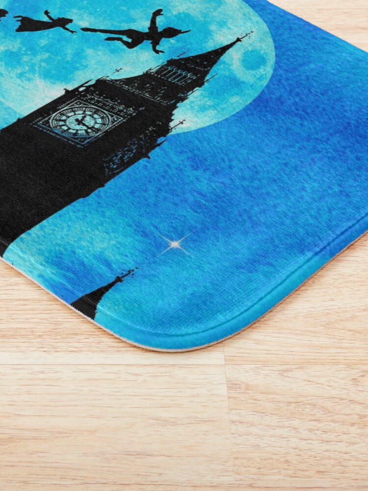 Alternate view of Magical Watercolor Night - Peter Pan Bath Mat