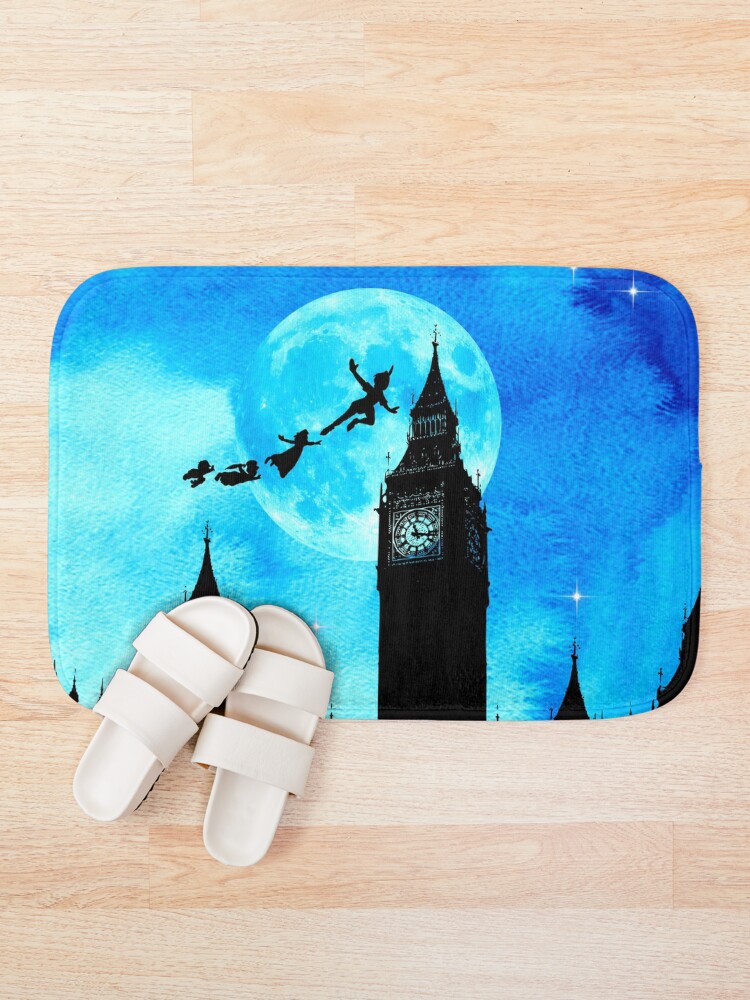 Alternate view of Magical Watercolor Night - Peter Pan Bath Mat