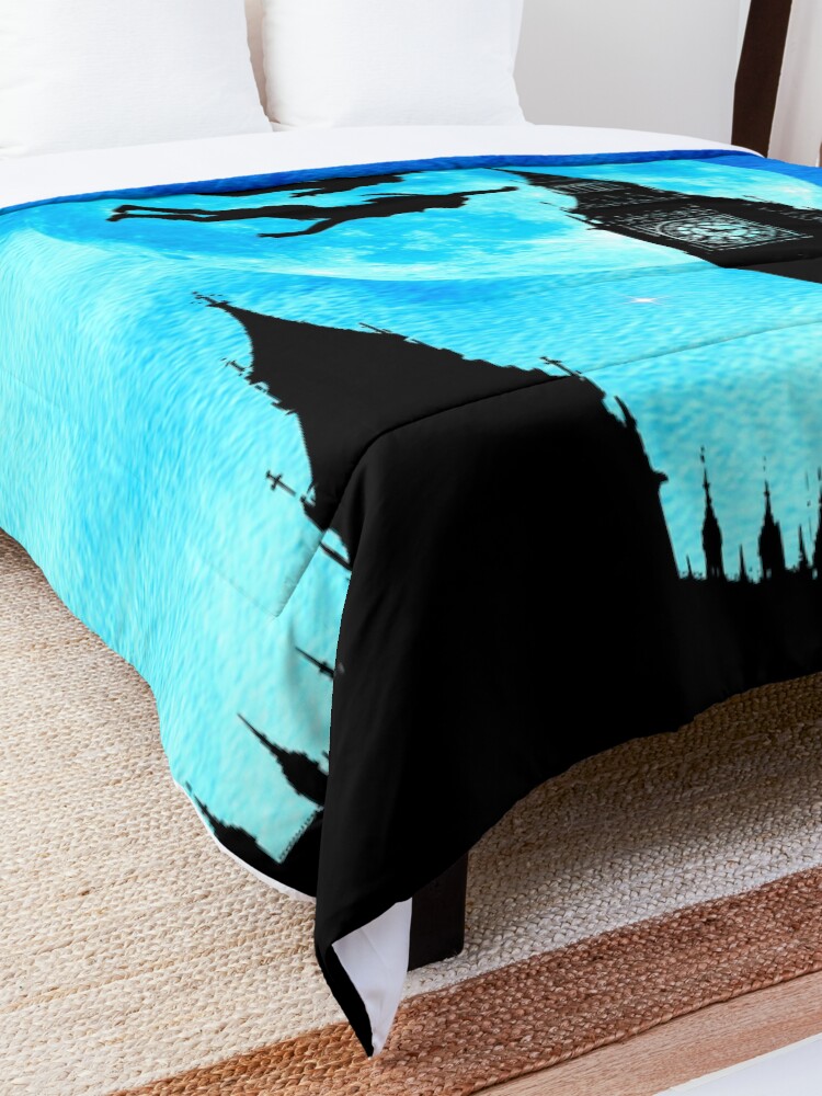 Alternate view of Magical Watercolor Night - Peter Pan Comforter