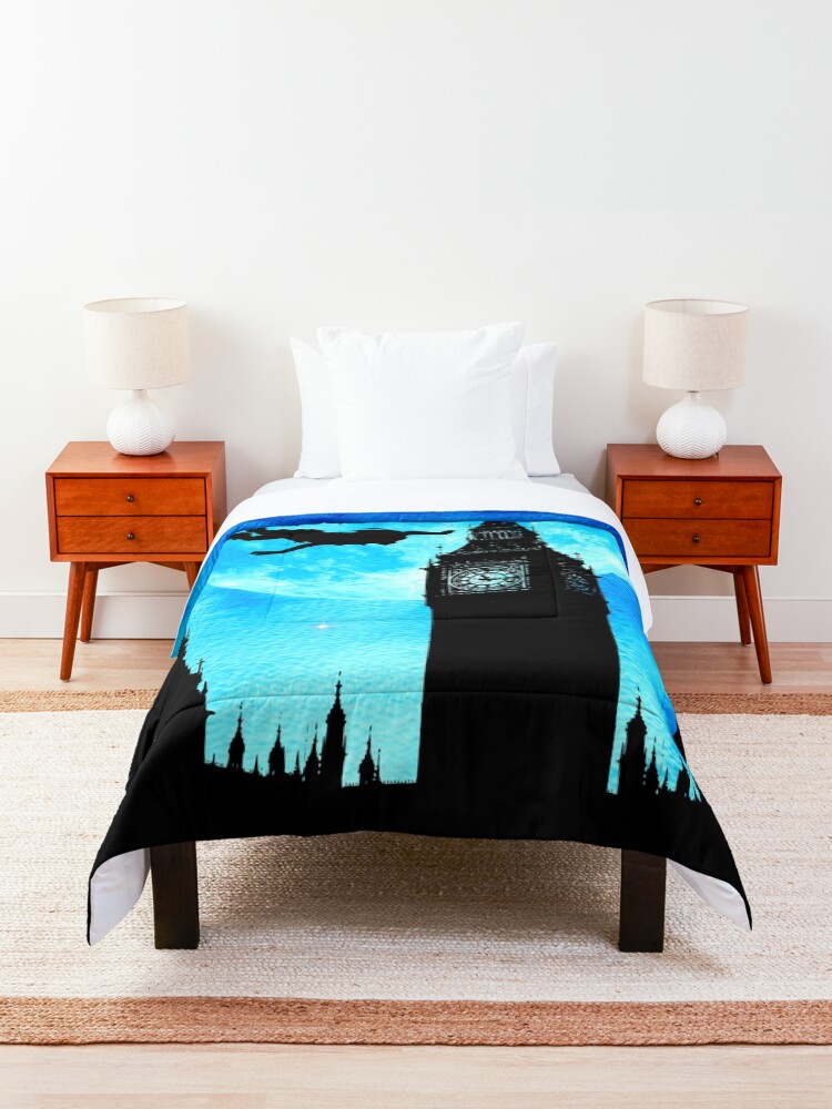 Alternate view of Magical Watercolor Night - Peter Pan Comforter