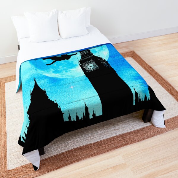 Magical Watercolor Night - Peter Pan Comforter