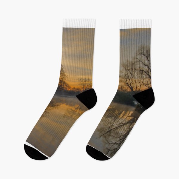 Item preview, #22 Kegworth Village Sunrise along the River Soar Photographic Landscape Print. designed and sold by phutball.